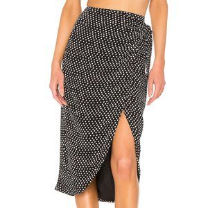 NWT Revolve Wrap Polka Dot Skirt